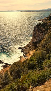 Fransız Rivierası 'nda Günbatımı