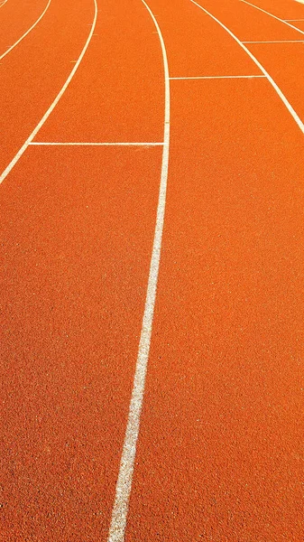 Atletiek Track Curve Voor Hardlopen Joggen — Stockfoto