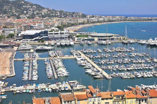 Widok Cannes Południe Francji — Zdjęcie stockowe