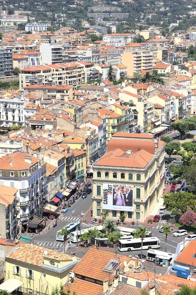 Cannes Frankrijk Juni 2016 Uitzicht Het Busstation Oude Haven Van — Stockfoto