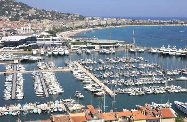 Cannes Vista Ciudad Sur Francia — Foto de Stock