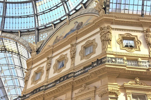 Galería Vittorio Emanuele Milán Italia — Foto de Stock