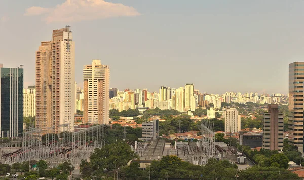 Widok Sao Paulo Brazylia — Zdjęcie stockowe