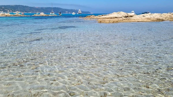 Praia Cabo Taillat Perto Saint Tropez Sul França — Fotografia de Stock