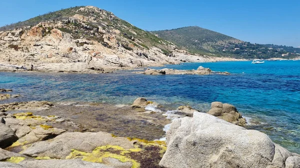 Saint Tropez Yakınlarındaki Taillat Burnu Nda Sahil Fransa Nın Güneyi — Stok fotoğraf
