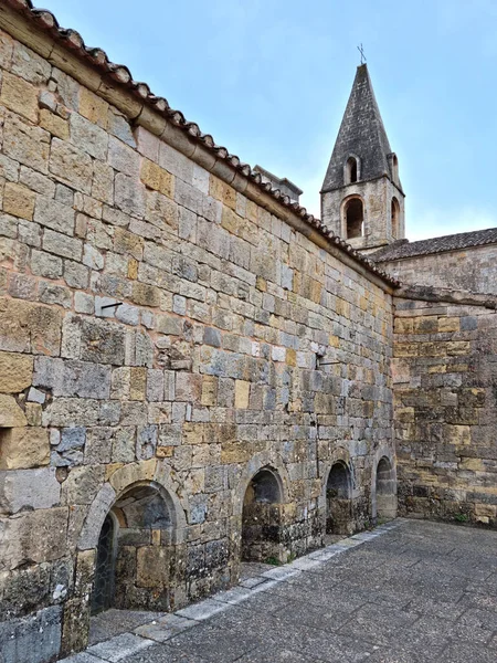 Veduta Esterna Dell Abbazia Thoronet — Foto Stock