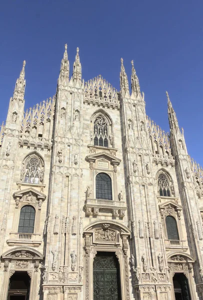 Vista Duomo Milão Itália — Fotografia de Stock