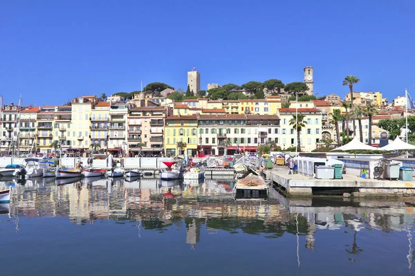 Utsikt Över Den Gamla Hamnen Cannes Frankrike — Stockfoto