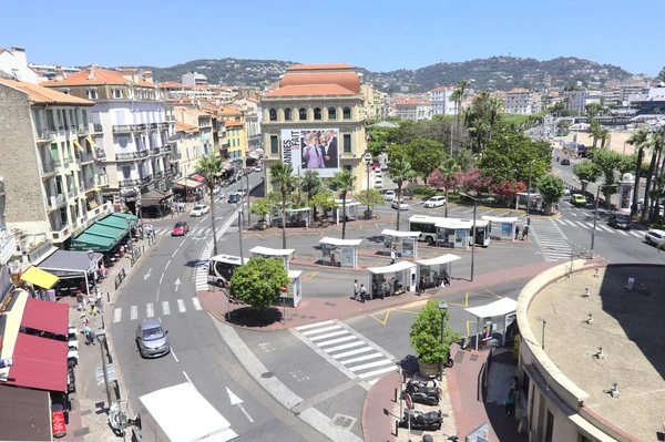 Cannes France June 2016 People Walking City Center City Busy — Foto de Stock