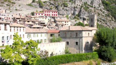 Orta Çağ kenti entrevaux, Fransa