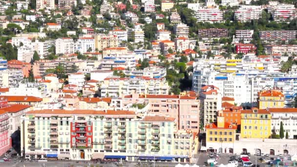 Uitzicht op Nice, Frankrijk — Stockvideo