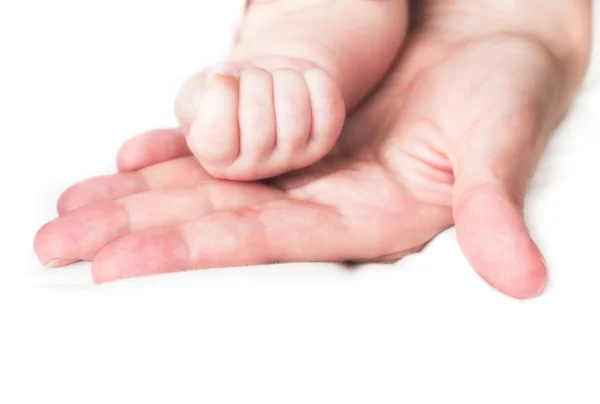 Baby and mother's hands — Stock Photo, Image