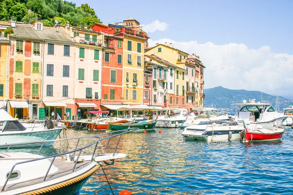 Widok z Portofino i Cinque Terre, Włochy — Zdjęcie stockowe