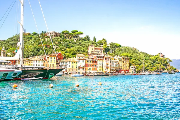 Vista de Portofino, Cinque Terre, Itália — Fotografia de Stock