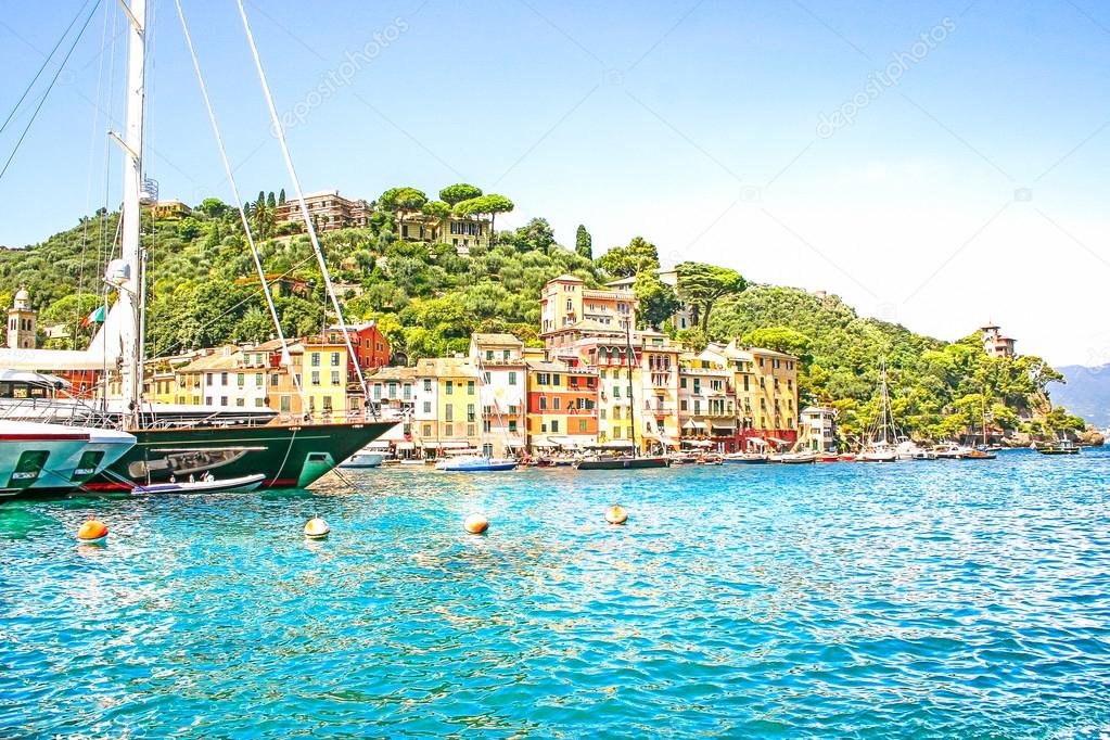 View of Portofino, Cinque Terre, Italy