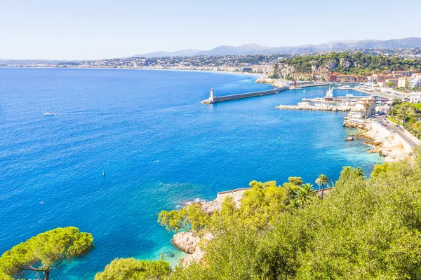 La costa di Nizza, Francia — Foto Stock