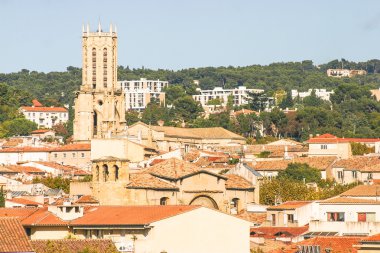 Aix-en-Provence, Fransa'nın havadan görünümü