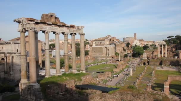 Panorama trajan Forumu — Stok video