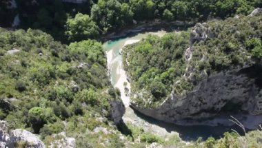 Verdon Boğazı manzarası, Fransa