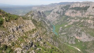 Verdon Boğazı manzarası, Fransa