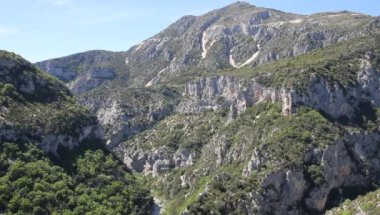 Verdon Boğazı manzarası, Fransa