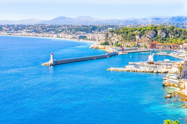 The coast of Nice, France