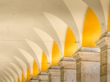 Place Massena 'da mimarlık bölümü, Nice, Fransa