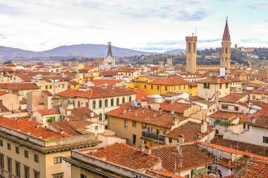 Floransa 'nın havadan görünüşü, İtalya
