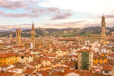 Floransa 'nın havadan görünüşü, İtalya