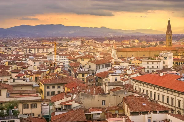 Floransa 'nın havadan görünüşü, İtalya