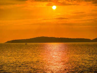 Coast için yapılan Cap d'Ail, Cote d'Azur, Fransa