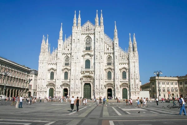 Duomo v Miláně, Itálie — Stock fotografie