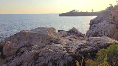 Coast için yapılan Cap d'Ail, Cote d'Azur, Fransa