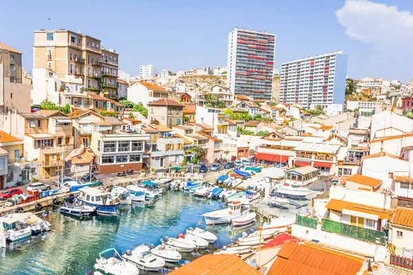 The Vallon des Auffes, Марсель, Франция — стоковое фото