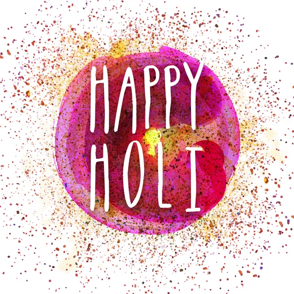 Poster, Flyer or Banner for Holi celebration. — Stockfoto