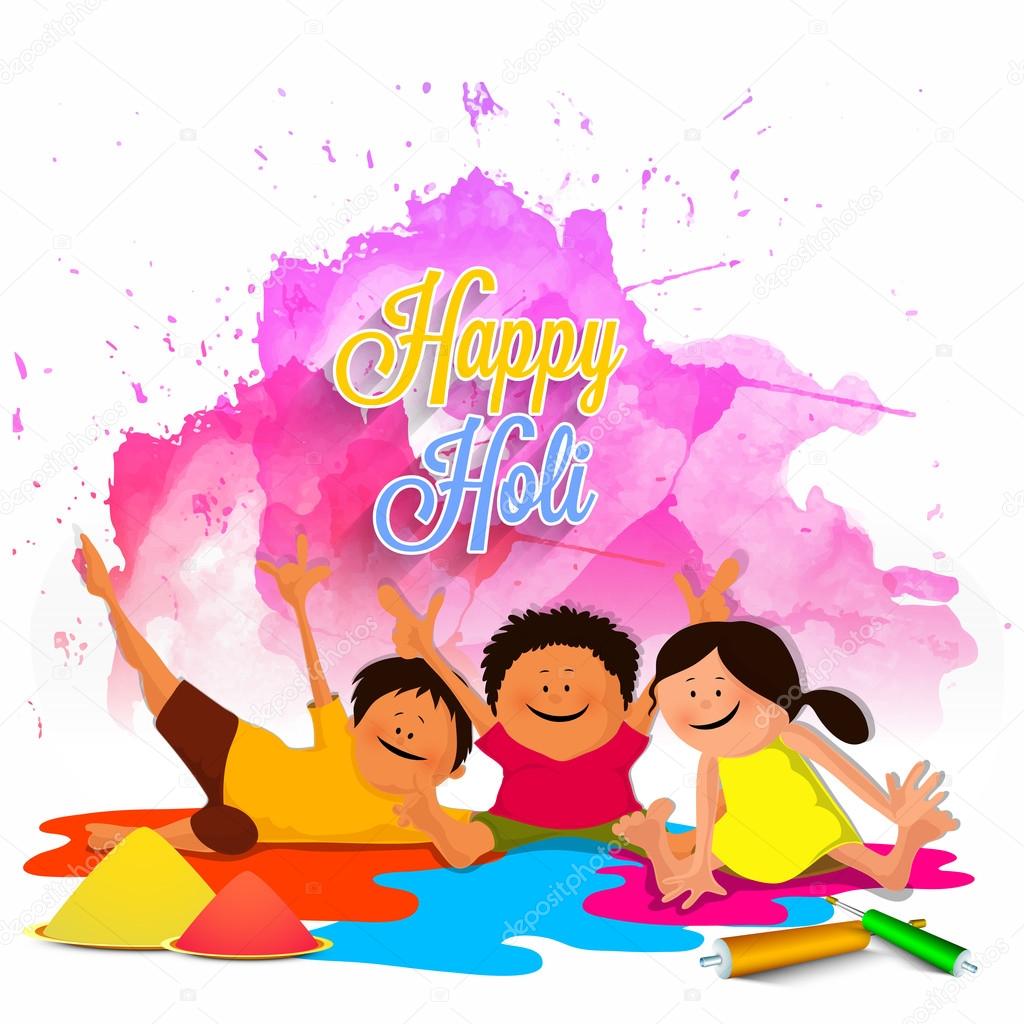 Cute kids playing Holi. Stock Photo by ©alliesinteract 101235034 Cute kids playing Holi. Stock Photo by ©alliesinteract 101235034