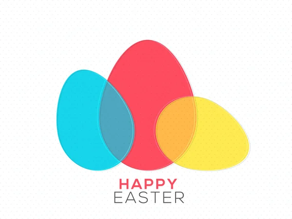Kleurrijke eieren voor Happy Easter viering. — Stockfoto
