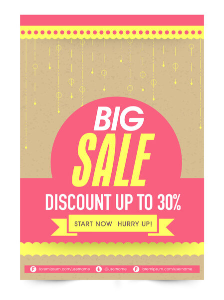 Big Sale Flyer or Banner.
