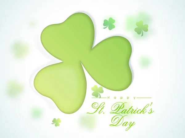 Ευχετήρια κάρτα για εορτασμό ημέρα ευτυχισμένη St. Patrick's. — Διανυσματικό Αρχείο