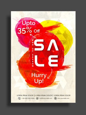 Satılık el ilanı, afiş veya Banner tasarım.