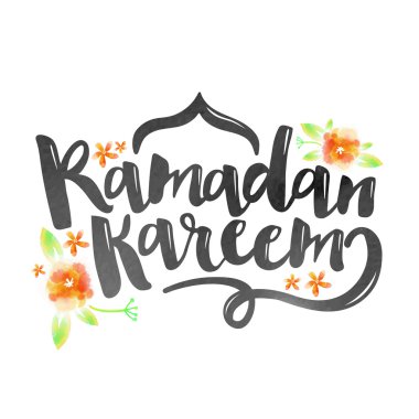 Ramazan Kareem kutlama için tebrik kartı.