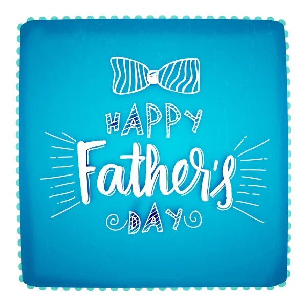 Tarjeta de felicitación para la celebración del día del padre . — Vector de stock