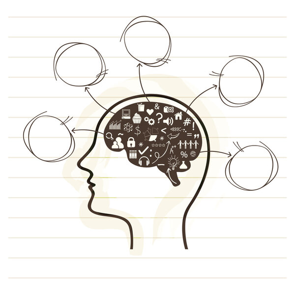 идея концепция с человеческой головой
.