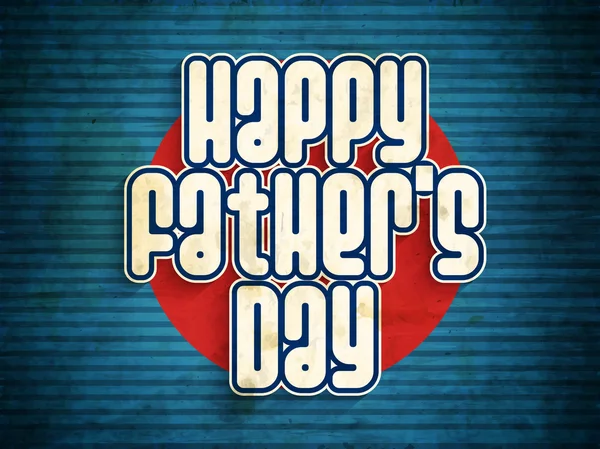 Babalar Günü kutlaması için şık metin. — Stok Vektör