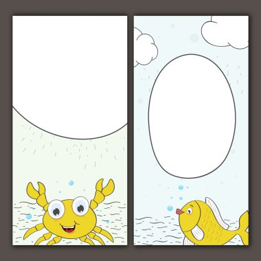 Selamlama veya davetiye içinde stil doodle.