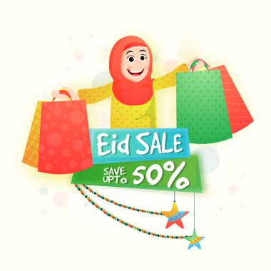 Eid Satılık Poster, afiş veya el ilanı tasarımı.