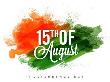 Poster or Banner for Indian Independence Day.