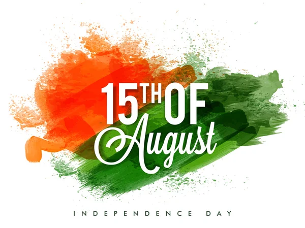 Poster or Banner for Indian Independence Day. — Stock Vector