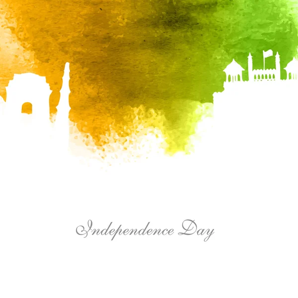 Creative illustration for Indian Independence Day. — Stock Vector