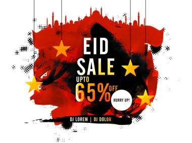 Eid Satılık Poster, afiş veya el ilanı tasarımı.